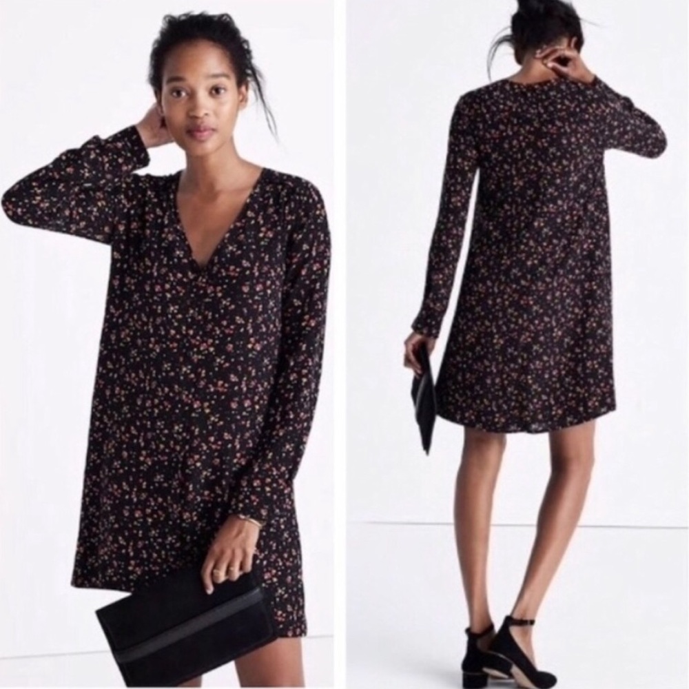 Madewell x Sezane Floral Mini Dress
